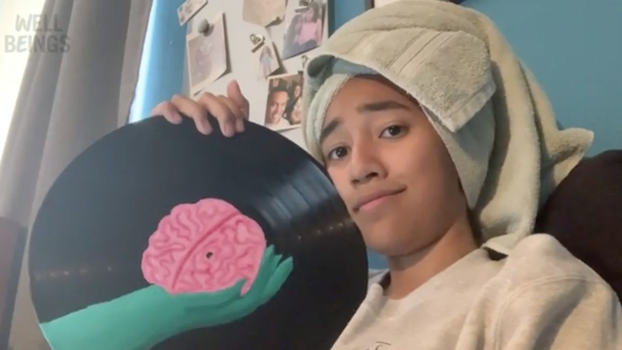 It's art imitating life! Emma reveals her artistic side once again! This week, she shows off her unique connection of hand-painted records - each inspired by her mental health.