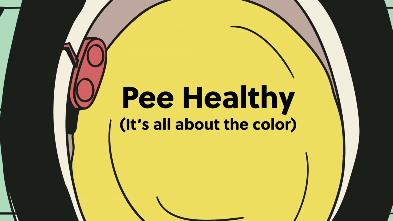 Pee Healthy: It's All About the Color
