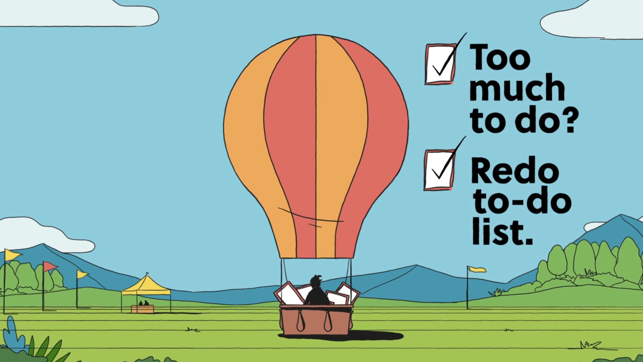 Too Much to Do? Re-Do Your To-Do List | Little Actions Animation