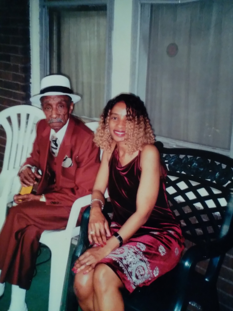 Katrina Smith and her father Willie.