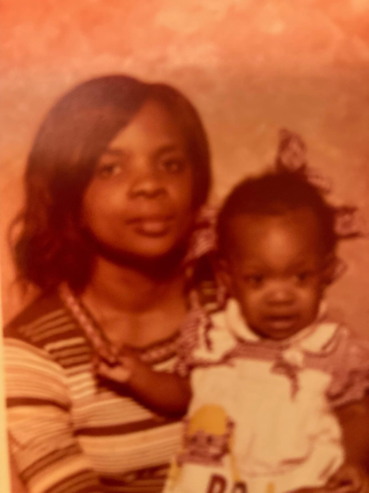 Monique Nazon with baby Jennifer